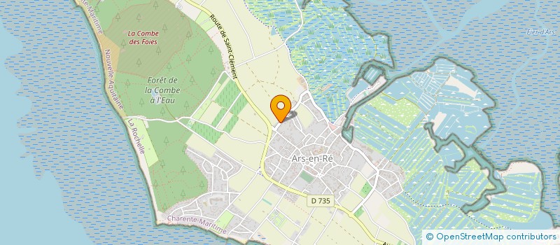 localisation de l'entreprise LES CONFITURES DU CLOCHER à ARS-EN-RE