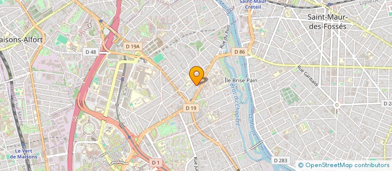 localisation de l'entreprise LES CONFLUENCES à CRETEIL