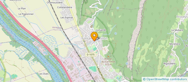 localisation de l'entreprise LES CONFRERES  FONTANIL-CORNILLON