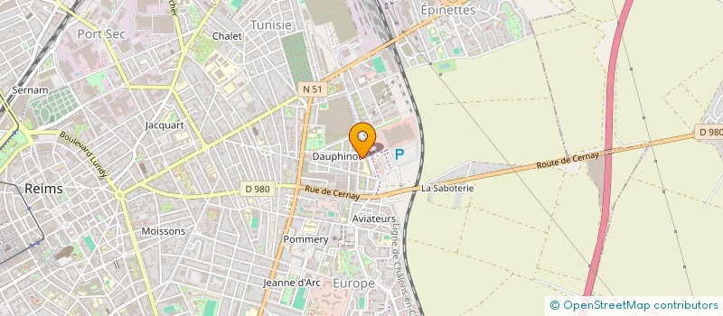 localisation de l'entreprise LES CONFRERES CHAMPENOIS  REIMS