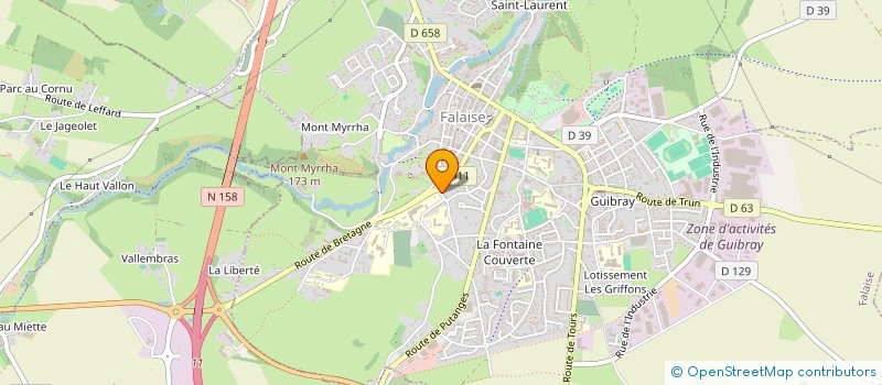 localisation de l'entreprise LES CONQUERANTS à FALAISE