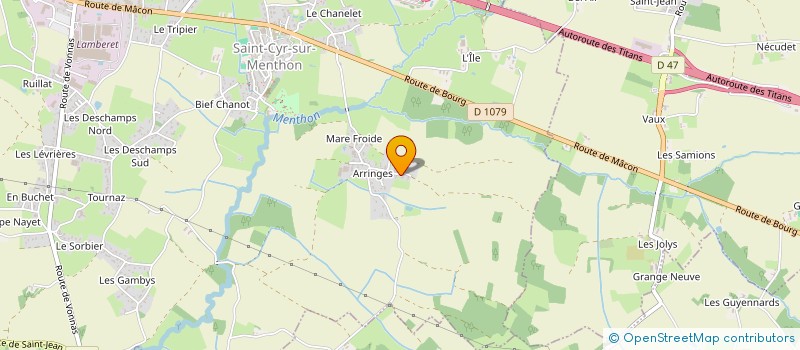 localisation de l'entreprise LES CONSCRIT DE 2002 DE SAINT CYR SUR MENTHON  SAINT-CYR-SUR-MENTHON