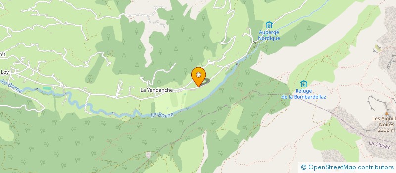 localisation de l'entreprise LES CONSCRITS 2006  LE GRAND-BORNAND