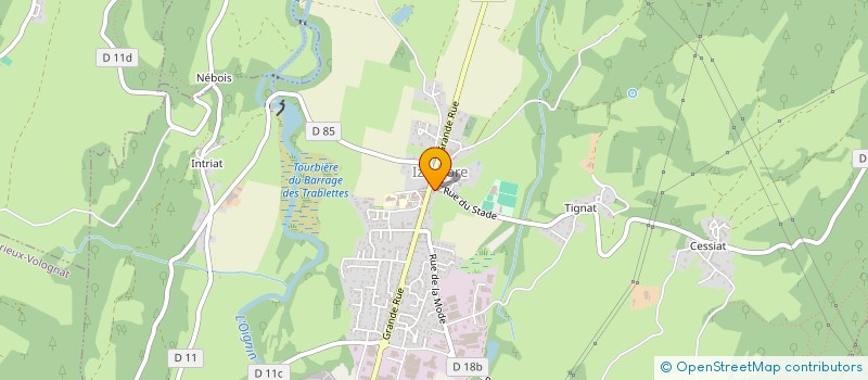 localisation de l'entreprise LES CONSCRITS D IZERNORE  IZERNORE