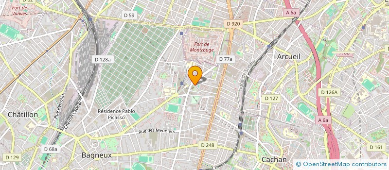 localisation de l'entreprise LES CONSEILS DE ROMANE  BAGNEUX