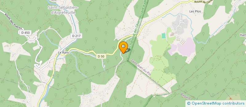 localisation de l'entreprise LES CONSEILS DU PANDA ROUX  GENERARGUES