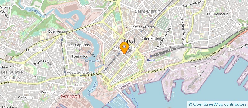 localisation de l'entreprise LES CONSEILS IMMOBILIERS à BREST