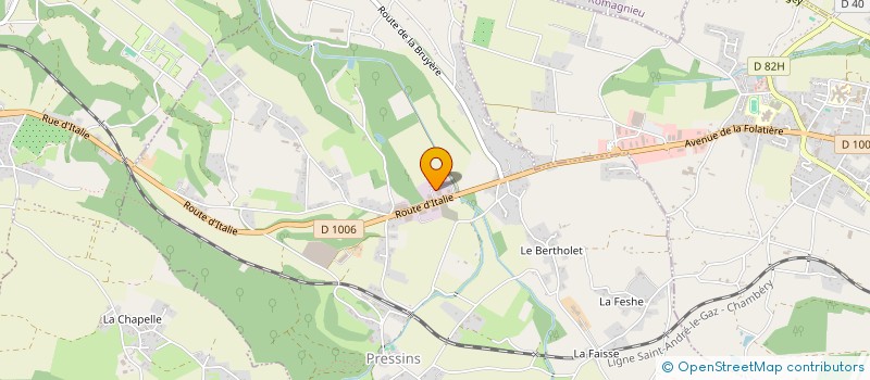 localisation de l'entreprise LES CONSORTS JALABERT  PRESSINS