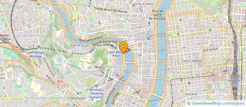 localisation de l'entreprise LES CONSORTS RAMPON  LYON