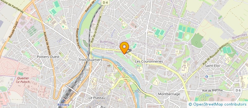 localisation de l'entreprise LES CONSTRUCTEURS CONSEILS à POITIERS