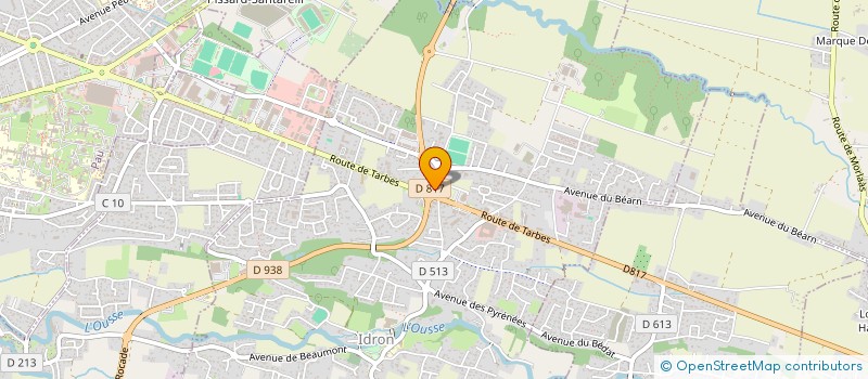 localisation de l'entreprise LES CONSTRUCTEURS D'AQUITAINE  SALIES-DE-BEARN