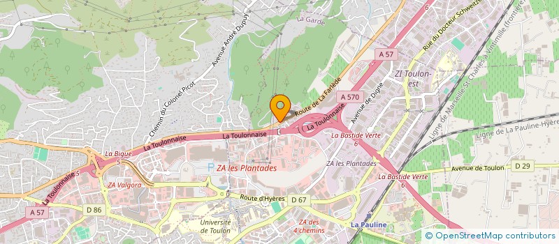 localisation de l'entreprise LES CONSTRUCTEURS D'ELITE à LA GARDE