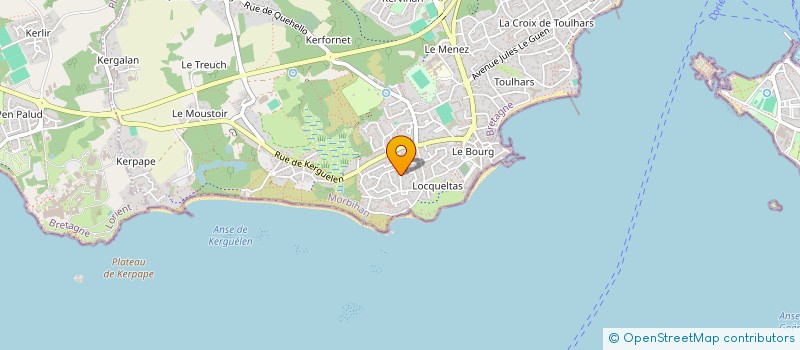 localisation de l'entreprise LES CONSTRUCTEURS DE L'OCEAN à LARMOR-PLAGE