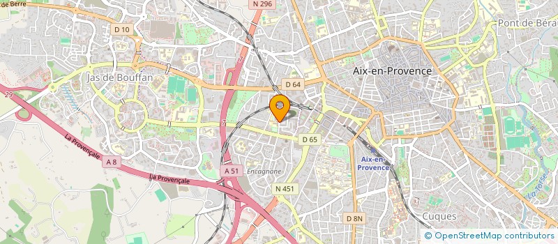 localisation de l'entreprise LES CONSTRUCTEURS DES BASTIDES MEDITERRANEENNES (L.C.B.M.)  AIX-EN-PROVENCE