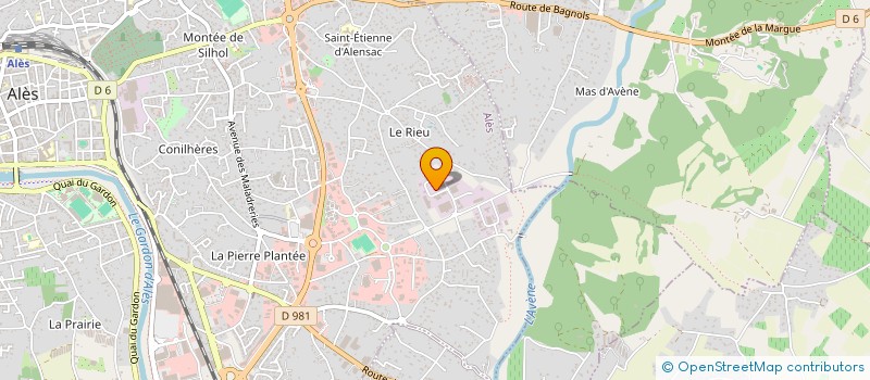 localisation de l'entreprise LES CONSTRUCTEURS DU MIDI à ALES