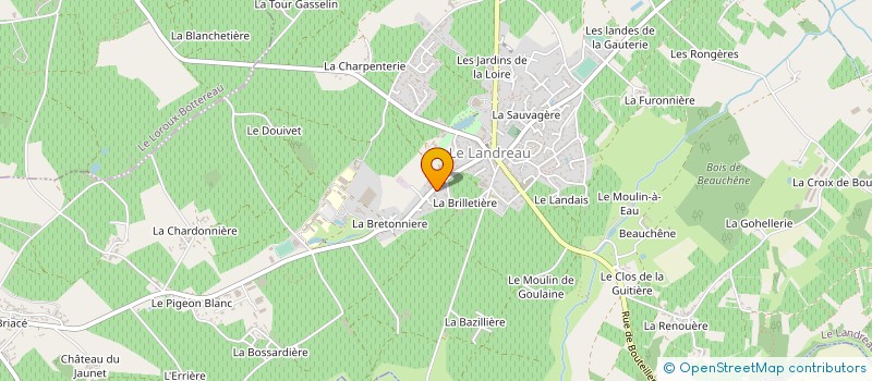 localisation de l'entreprise LES CONSTRUCTEURS DU VIGNOBLE à LE LANDREAU