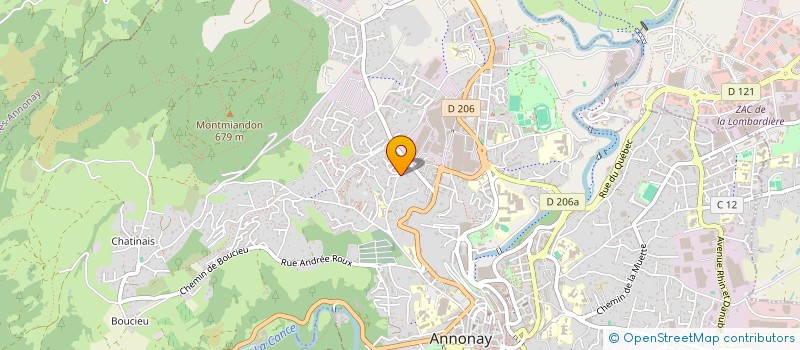 localisation de l'entreprise LES CONSTRUCTEURS DU VIVARAIS à ANNONAY