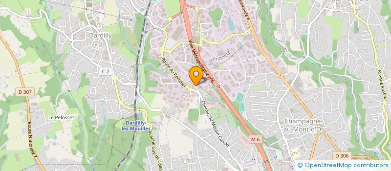 localisation de l'entreprise LES CONSTRUCTEURS LYONNAIS à ECULLY