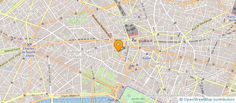 localisation de l'entreprise LES CONSTRUCTIONS 80 à PARIS