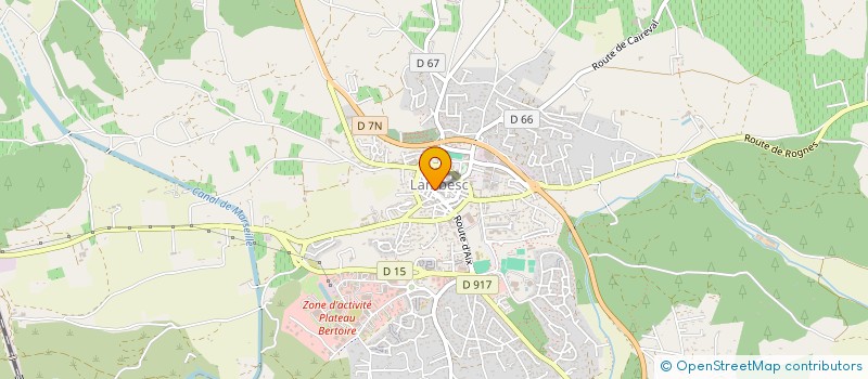 localisation de l'entreprise LES CONSTRUCTIONS D ULYSSE à LAMBESC