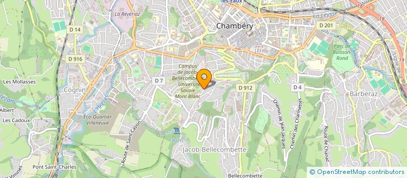 localisation de l'entreprise LES CONSTRUCTIONS DE SAVOIE à CHAMBERY