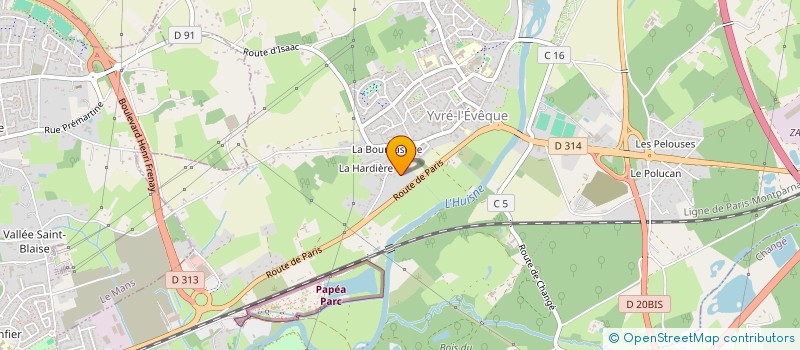 localisation de l'entreprise LES CONSTRUCTIONS DU BATI SARTHOIS à LONGJUMEAU