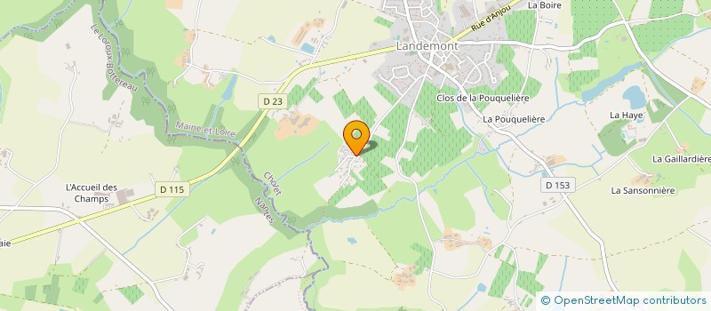 localisation de l'entreprise LES CONSTRUCTIONS DU PLACINEAU à OREE-D'ANJOU