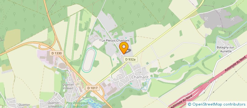 localisation de l'entreprise LES CONSTRUCTIONS DU VALOIS à SENLIS