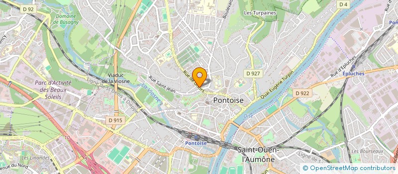 localisation de l'entreprise LES CONSTRUCTIONS DU VEXIN 95  PONTOISE