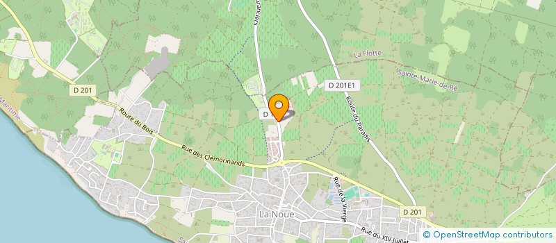 localisation de l'entreprise LES CONSTRUCTIONS RETHAISES  SAINTE-MARIE-DE-RE