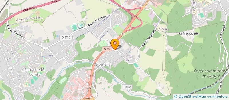 localisation de l'entreprise LES CONSULTANTS ASSOCIES à CROUTELLE