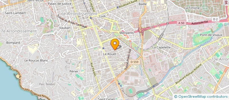 localisation de l'entreprise LES CONSULTANTS DE LA TABLE RONDE à MARSEILLE