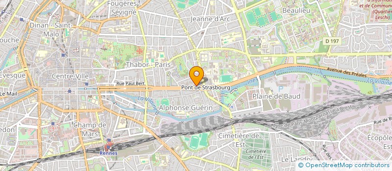 localisation de l'entreprise LES CONTEMPLATIONS  RENNES
