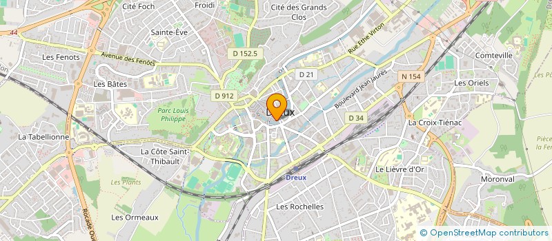 localisation de l'entreprise LES CONTEMPLATIONS DREUX à DREUX