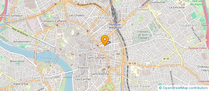 localisation de l'entreprise LES CONTEMPORAINS à TOULOUSE