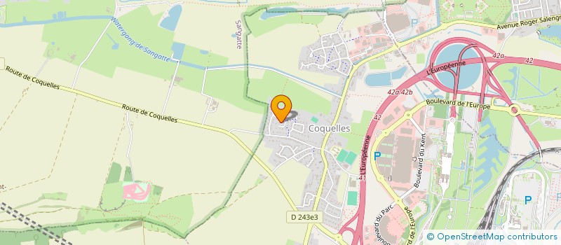 localisation de l'entreprise LES CONTEMPORELLES  COQUELLES