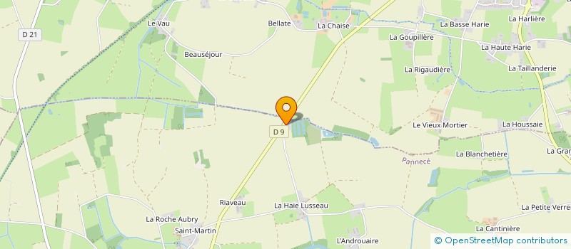 localisation de l'entreprise LES CONTENTS  PANNECE