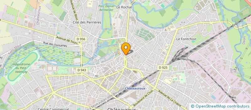 localisation de l'entreprise LES CONTES DE INDRE à CHATEAUROUX