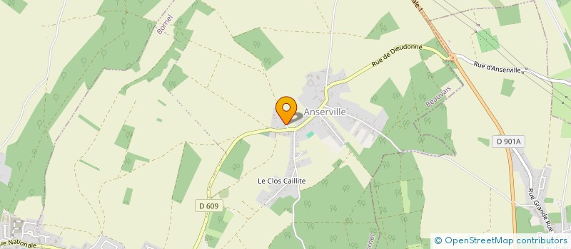 localisation de l'entreprise LES CONTES DE LA TETE A CANNE  BORNEL