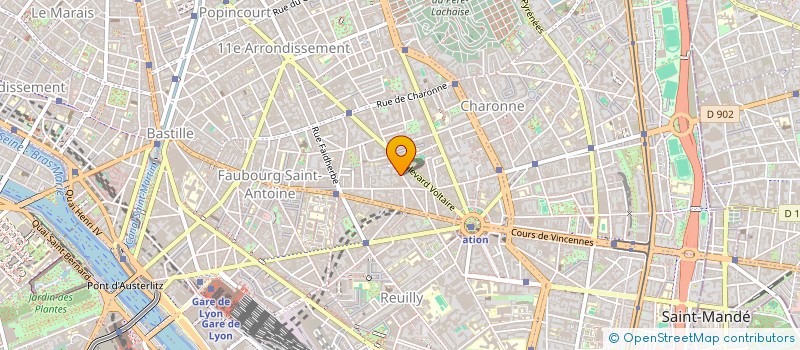 localisation de l'entreprise LES CONTES DU SIMORGH  PARIS