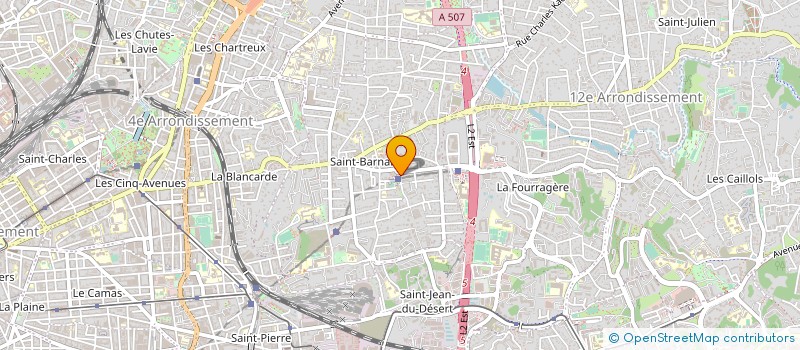 localisation de l'entreprise LES CONTEURS DE L'OUSTAOU CIE E.ASSANDRI à MARSEILLE