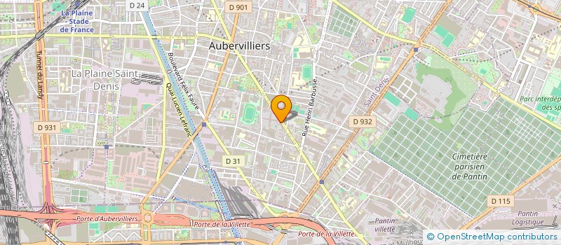 localisation de l'entreprise LES CONTEURS DE THOT  AUBERVILLIERS