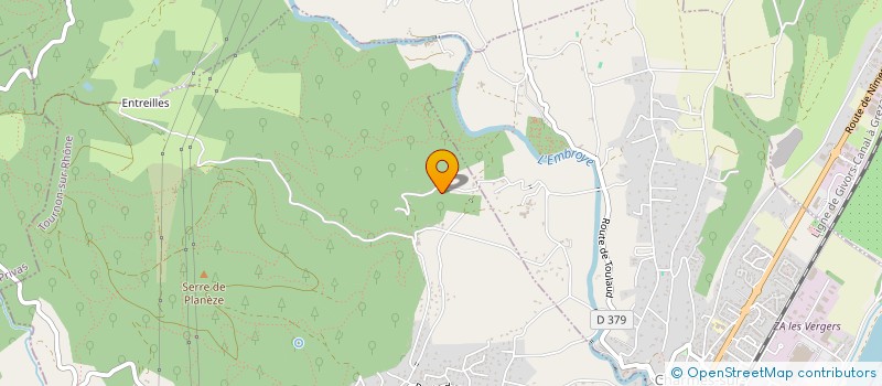 localisation de l'entreprise LES CONTREES DU ROLISTE  CHARMES-SUR-RHONE