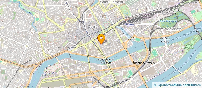 localisation de l'entreprise LES CONTRIBUTEURS DE LA CONCIERGERIE à NANTES