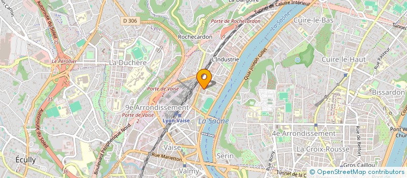 localisation de l'entreprise LES CONVERS  LYON 9EME