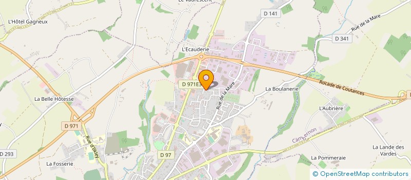 localisation de l'entreprise LES COOP'AINS DE PAULO - LA COLOMBE à COUTANCES