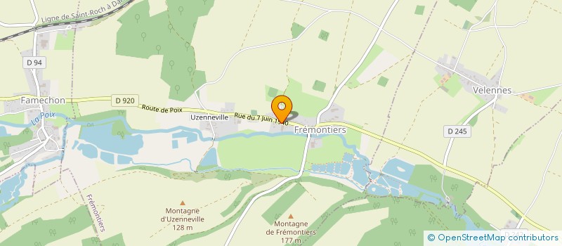 localisation de l'entreprise LES COOP'LICOTS  FREMONTIERS