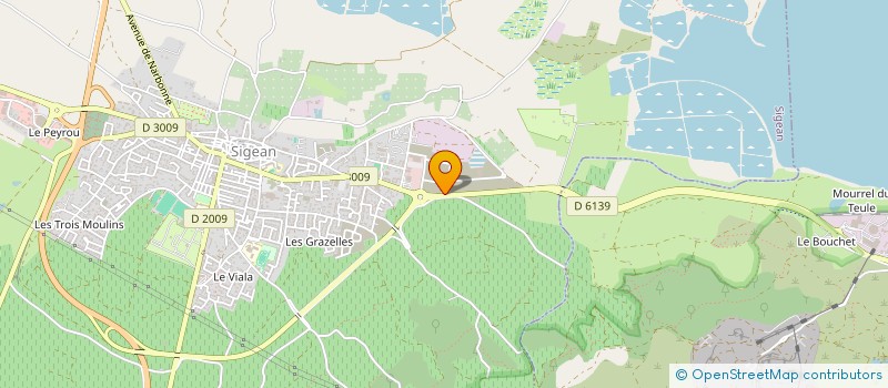 localisation de l'entreprise LES COP'S  SIGEAN