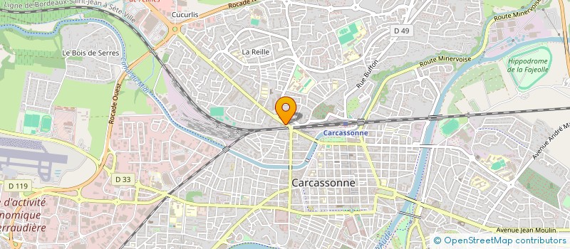 localisation de l'entreprise LES COP'SS  CARCASSONNE