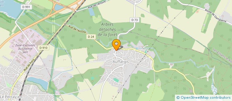 localisation de l'entreprise LES COPAINS  AUFFARGIS